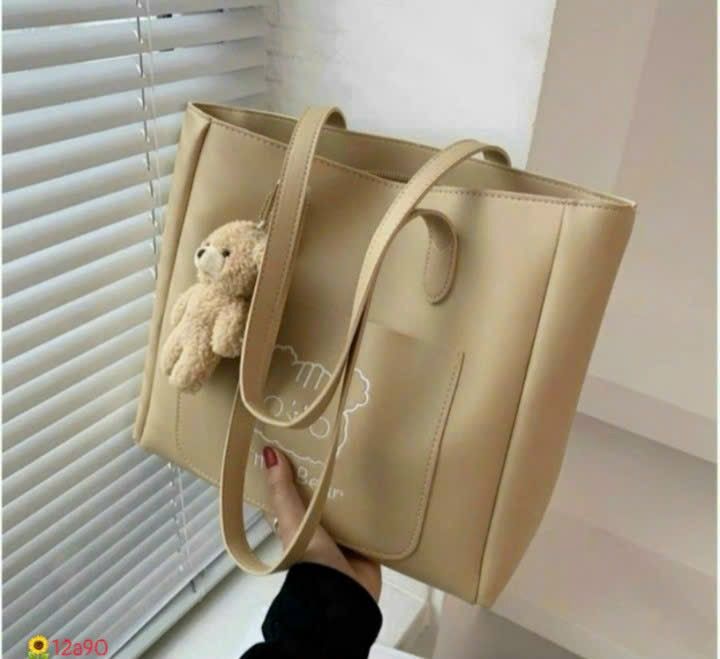 TÚI XÁCH SIZE TO KÈM GẤU